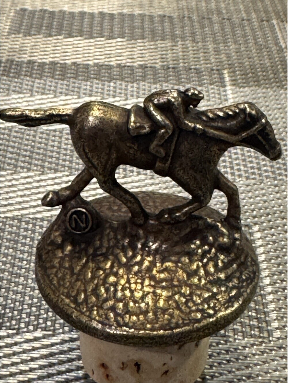 Blantons bourbon stopper letter N